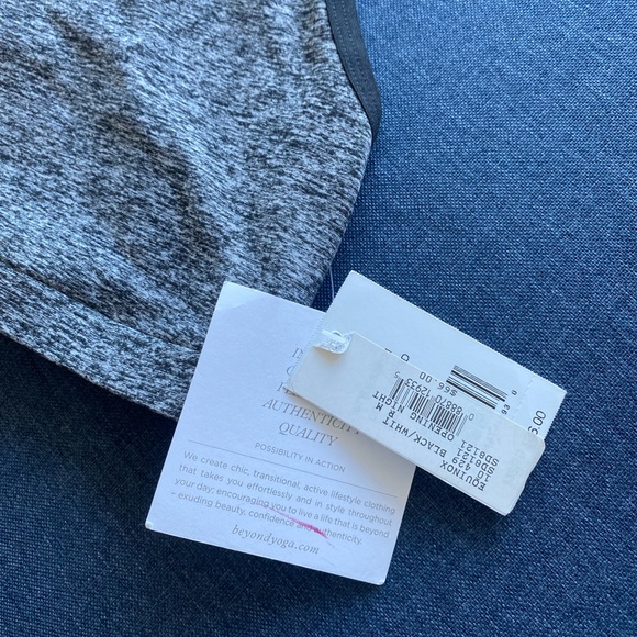 Beyond Yoga heather grey halter bralette NWT!! - Picture 3 of 3